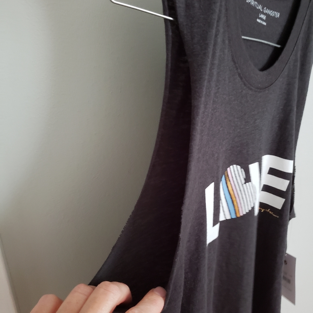 NWT Spiritual Gangster LOVE Tee - Picture 8 of 13